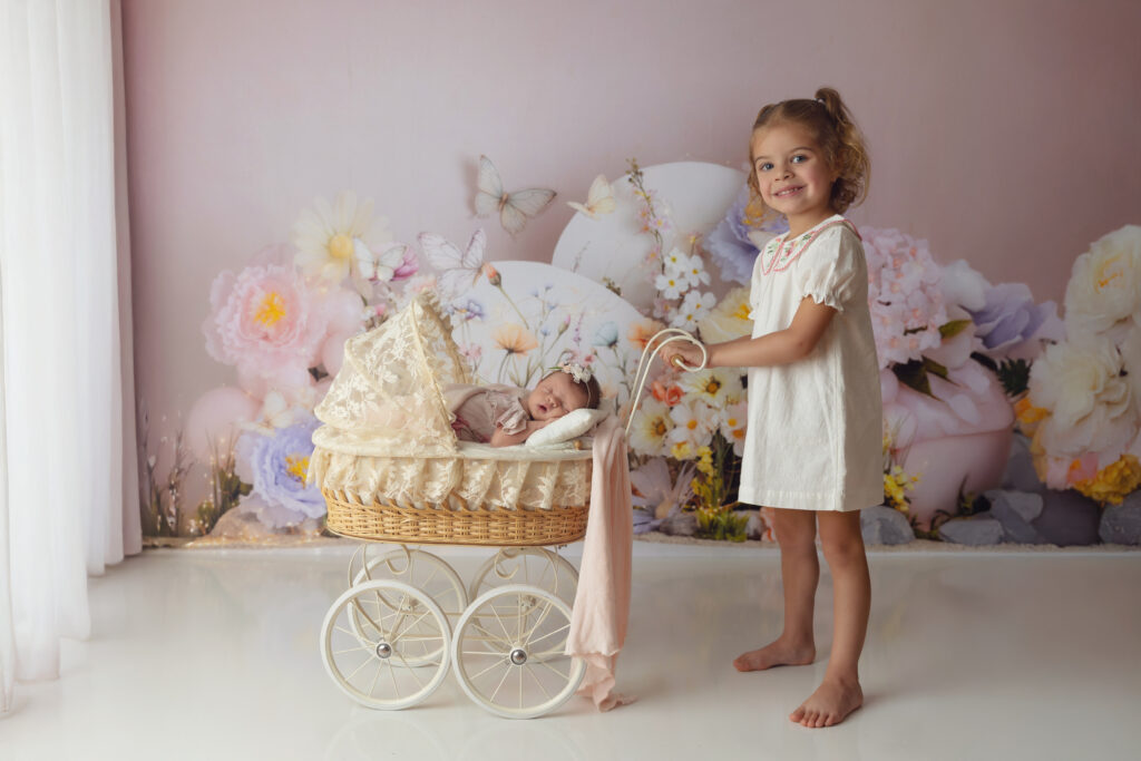Newborn and sibling photography Middlesex County NJ